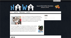 Desktop Screenshot of hawapets.org